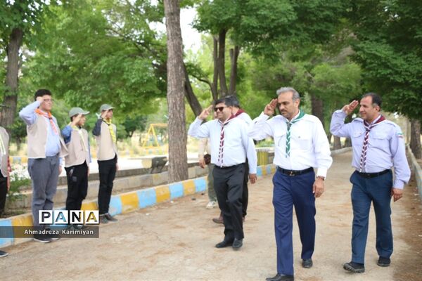 ایستگاه‌های مهارت‌های آموزشی در اولین روز از اردوی استانی پیشتازان فارس
