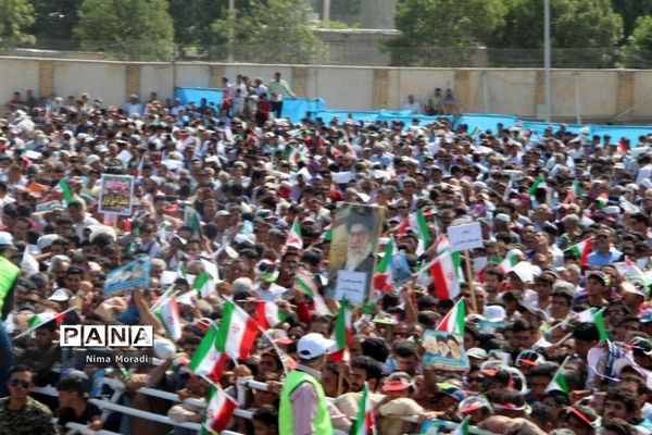 استقبال مردم خراسان شمالی از رئیس جمهوری