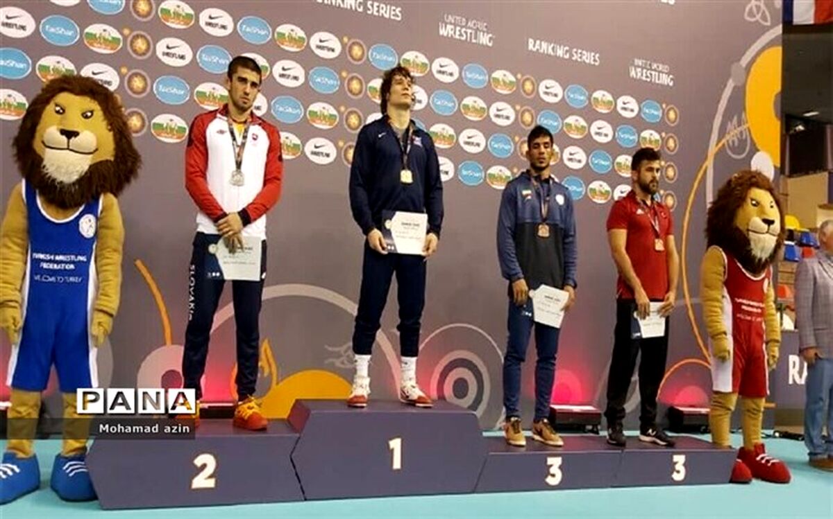 کشتی گیر کرمانشاهی مدال برنز جام یاشاردوغو ترکیه را کسب کرد