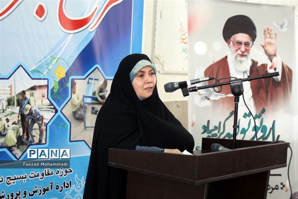 افتتاحیه طرح هجرت 3 در دبستان نیمه شعبان چهاردانگه