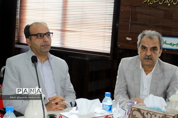 تودیع و معارفه سرپرست معاونت توسعه و پشتیبانی اداره کل آموزش و پرورش استان بوشهر