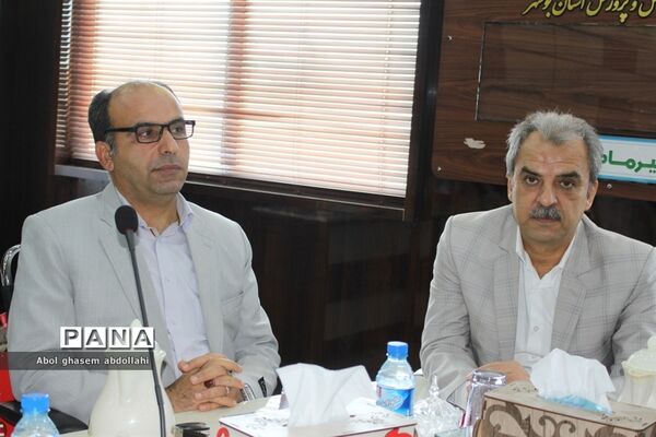 تودیع و معارفه سرپرست معاونت توسعه و پشتیبانی اداره کل آموزش و پرورش استان بوشهر