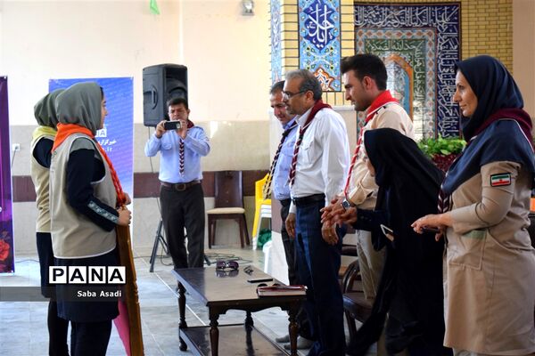 مراسم اختتامیه اردوی استانی دختران پیشتاز سازمان دانش‌آموزی فارس
