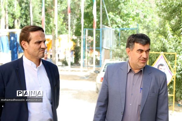 بازدید معاون پرورشی و فرهنگی اداره کل آموزش و پرورش استان از اردوی استانی پیشتازان پسر