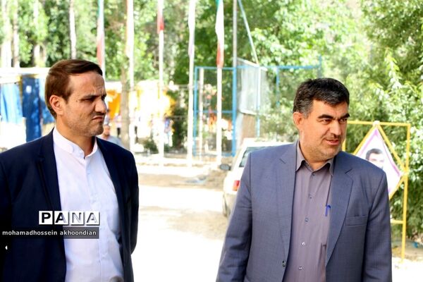 بازدید معاون پرورشی و فرهنگی اداره کل آموزش و پرورش استان از اردوی استانی پیشتازان پسر