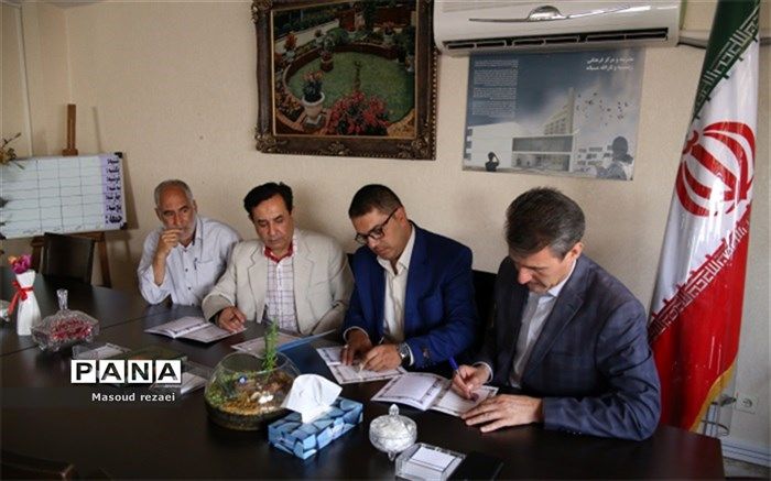 تعهد ساخت مدرسه خیرساز روستای کولا ی میانه توسط خانواده زنده یاد اسکندر مشایخی