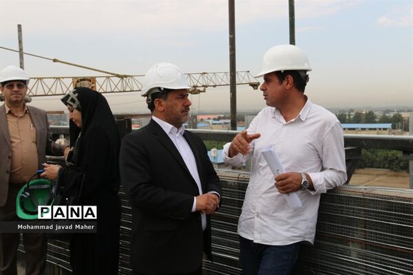 بازدید اعضای شورای اسلامی شهر قدس از پروژه  بیمارستان 160 تختخوابی