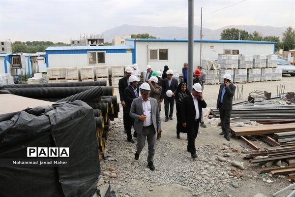 بازدید اعضای شورای اسلامی شهر قدس از پروژه  بیمارستان 160 تختخوابی