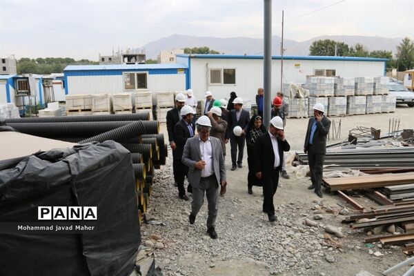 بازدید اعضای شورای اسلامی شهر قدس از پروژه  بیمارستان 160 تختخوابی