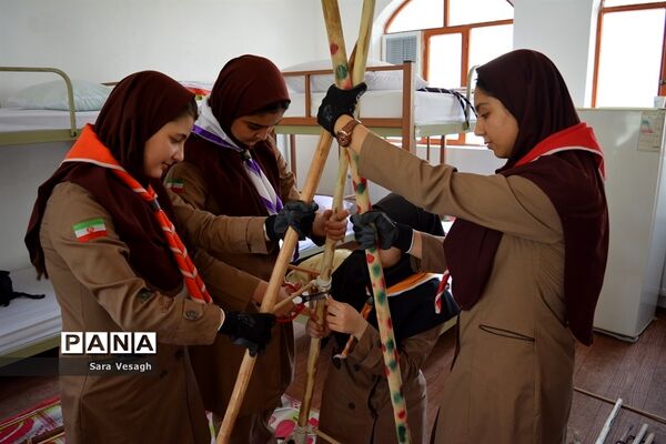پیش اردوی ملی دختران پیشتاز شهرستان‌های استان تهران در شهریار