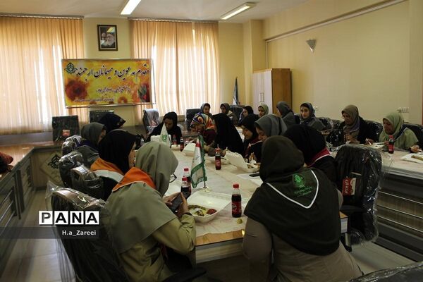 اردوی یک روزه پیشتازان دختر منتخب برای حضور در اردوی ملی