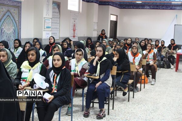 اردوی  استانی  دانش آموزان پیشتاز دختر استان بوشهر -۱