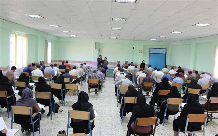 آزمون حضوری دوره آموزشی تخصصی مدیران برگزار شد