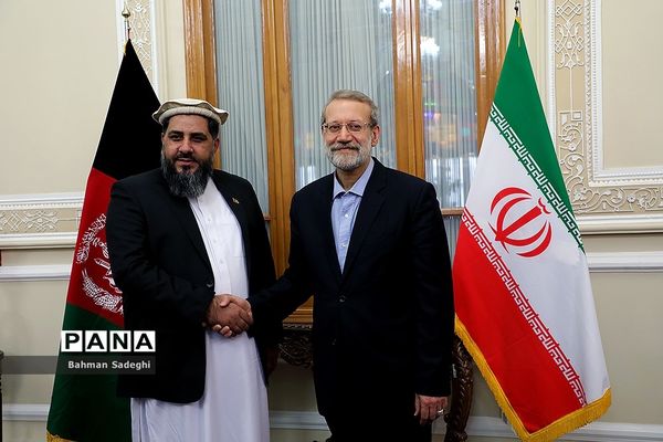 دیدار و کنفرانس خبری رؤسای مجالس ایران و افغانستان