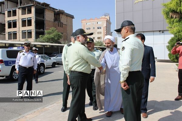 آیین تکریم و معارفه فرمانده نیروی انتظامی اسلامشهر