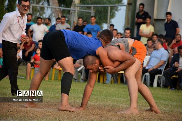 مسابقه کشتی سنتی لوچو در فریدونکنار