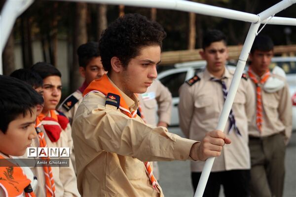 تلاش و تمرین پیشتازان پسر شهرستان‌های استان تهران برای حضور موفق در اردوی ملی