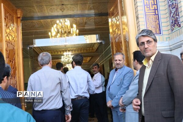 زیارت دسته جمعی دانش‌آموزان قرآنی سراسر کشور در حرم مطهر رضوی