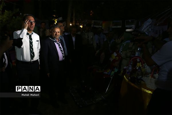 مراسم استقبال از دانش آموزان پیشتاز دختر در نهمین دوره اردوی ملی