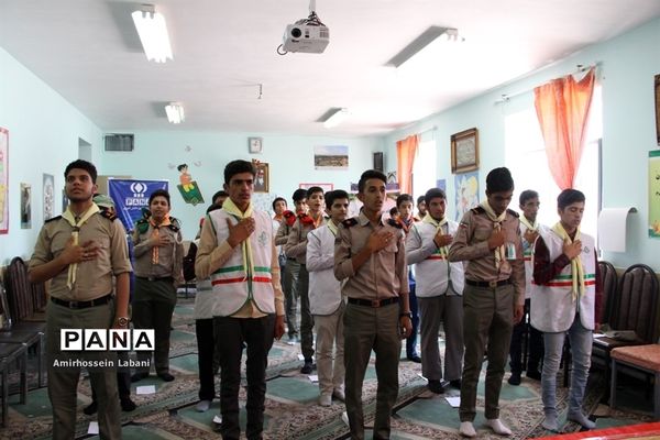 کلاس آموزشی پیرامید پیشتازان پسر اعزامی به نهمین دوره اردوی ملی