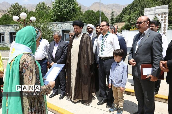 حضور حجت‌الاسلام سیدحسن خمینی در نهمین دوره اردوی ملی