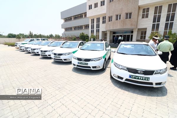 رونمایی از هشت خودوری نیروی انتظامی در روز خبرنگار