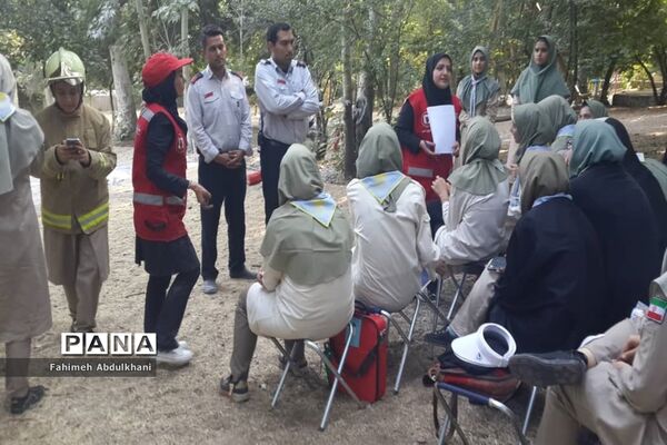 دومین روز حضور پیشتازان  دخترخوزستانی در اردوی ملی تهران  امرداد ۹۸