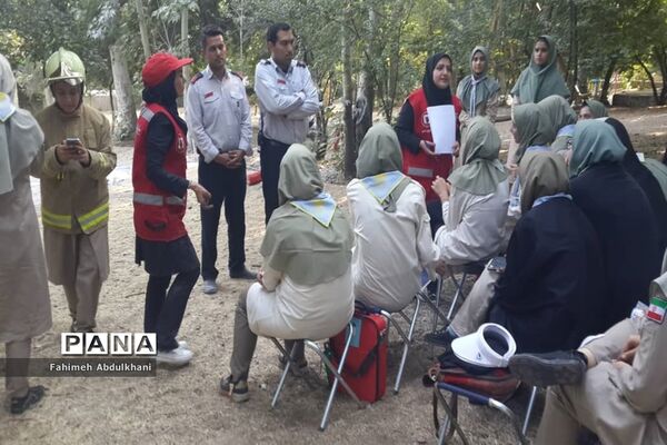دومین روز حضور پیشتازان  دخترخوزستانی در اردوی ملی تهران  امرداد ۹۸