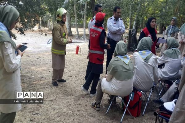 دومین روز حضور پیشتازان  دخترخوزستانی در اردوی ملی تهران  امرداد ۹۸