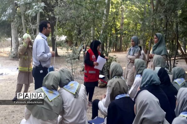 دومین روز حضور پیشتازان  دخترخوزستانی در اردوی ملی تهران  امرداد ۹۸