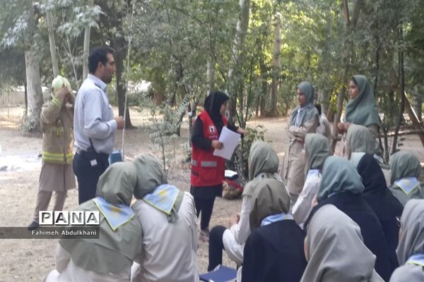 دومین روز حضور پیشتازان  دخترخوزستانی در اردوی ملی تهران  امرداد ۹۸
