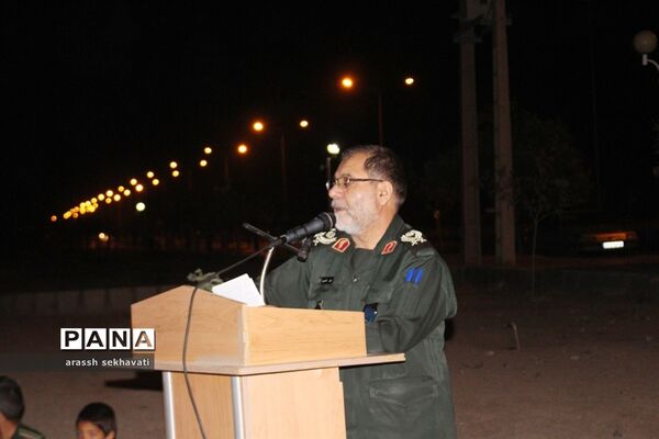 مراسم چهلم تشییع شهدای گمنام  در روستای چهکند