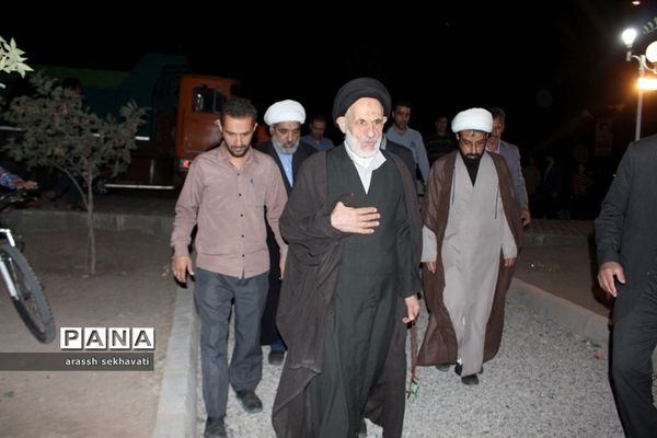 مراسم چهلم تشییع شهدای گمنام  در روستای چهکند