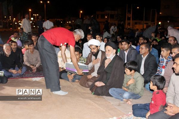 مراسم چهلم تشییع شهدای گمنام  در روستای چهکند