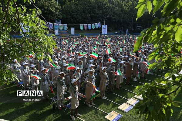 صبحگاه آخرین روز نهمین دوره اردوی ملی پیشتازان دختر