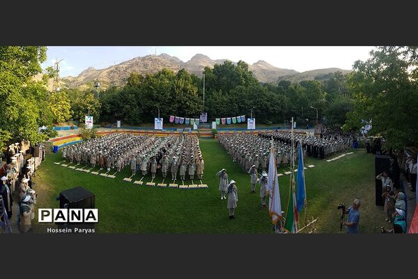 صبحگاه آخرین روز نهمین دوره اردوی ملی پیشتازان دختر