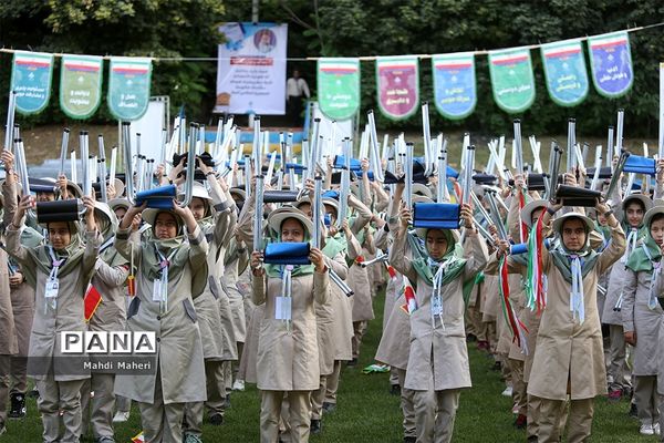صبحگاه آخرین روز نهمین دوره اردوی ملی پیشتازان دختر