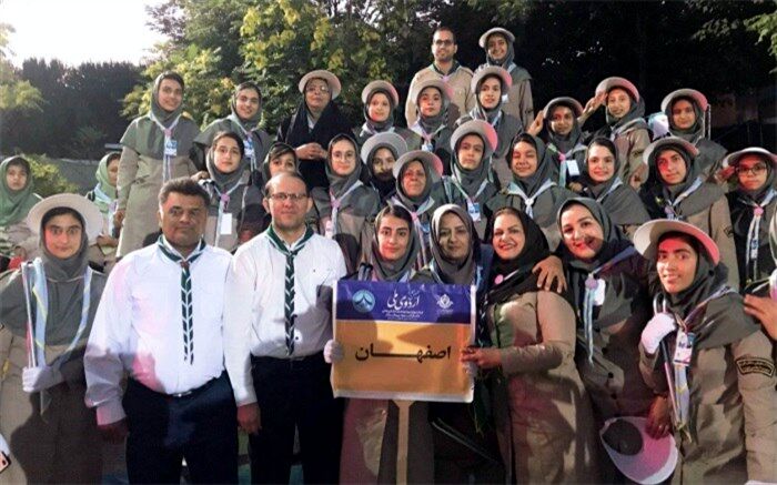 بازگشت پیشتازان دختر اصفهان از اردوی ملی