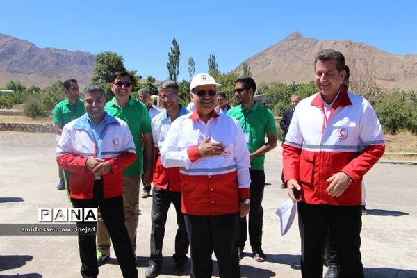 اردوی منطقه‌ای نشاط و امید به میزبانی جمعیت هلال احمر استان یزد