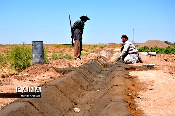 بازدید مسئولان از اردوی جهادی دانشجویان شهرستان خوسف