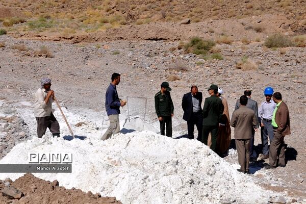 بازدید مسئولان از اردوی جهادی دانشجویان شهرستان خوسف