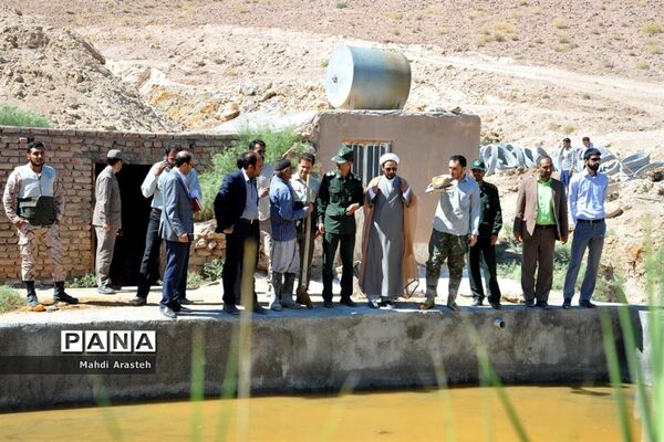 بازدید مسئولان از اردوی جهادی دانشجویان شهرستان خوسف