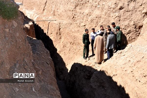 بازدید مسئولان از اردوی جهادی دانشجویان شهرستان خوسف
