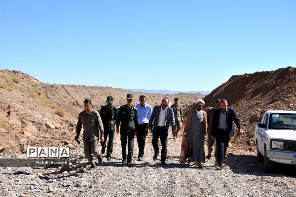 بازدید مسئولان از اردوی جهادی دانشجویان شهرستان خوسف