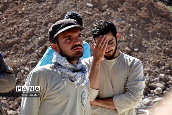 بازدید مسئولان از اردوی جهادی دانشجویان شهرستان خوسف