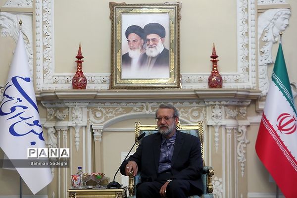 دیدار معاون رئیس مجمع عالی خلق کره شمالی با علی لاریجانی