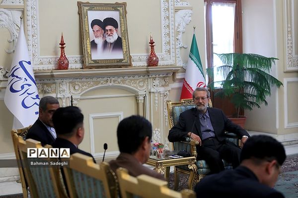 دیدار معاون رئیس مجمع عالی خلق کره شمالی با علی لاریجانی