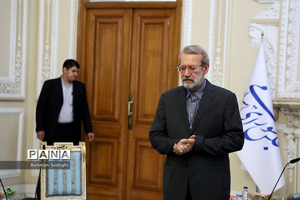 دیدار معاون رئیس مجمع عالی خلق کره شمالی با علی لاریجانی