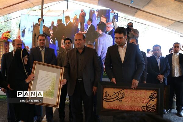 افتتاح پل شهید سید حسین آملی در ساری