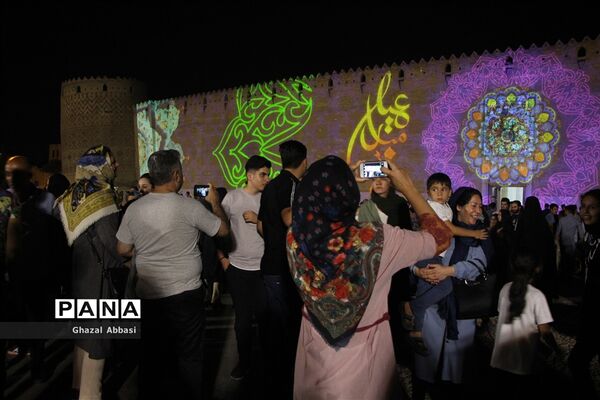 روایتگری نور بر دیواره‌های ارگ کریمخان زند